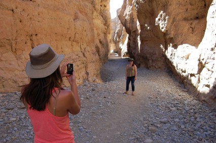 Carrie and britt in Sesriem canyon